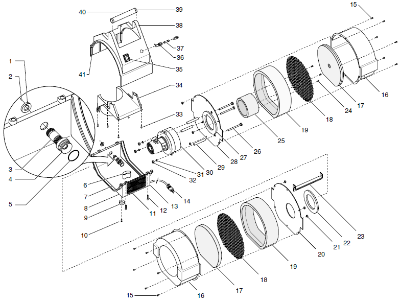 CS5100 Spray System Parts List